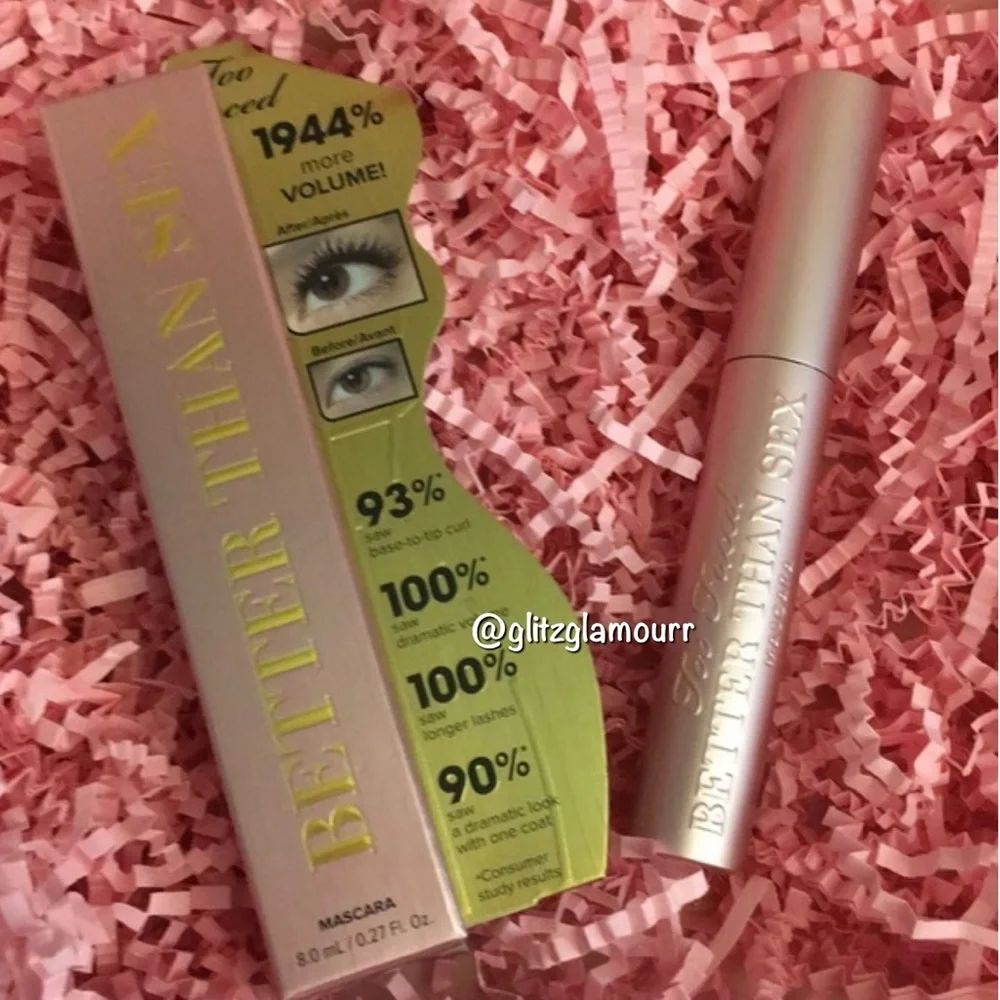 👀Too Faced Better Than Sex Volumizing Mascara👀